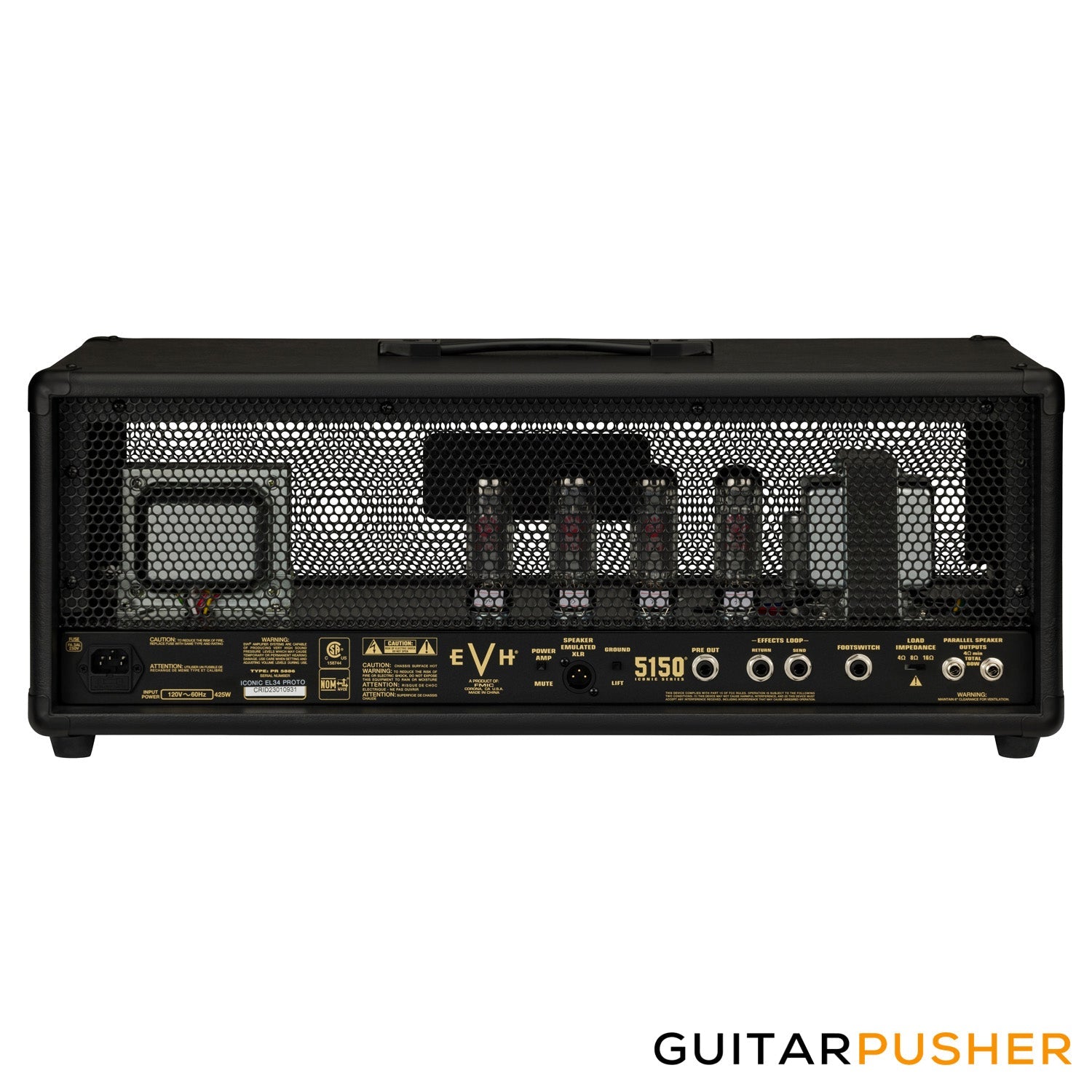 EVH 5150 Iconic Series 80-Watt EL34 Amplifier Head, Black, 230V EUR  (2258406000)