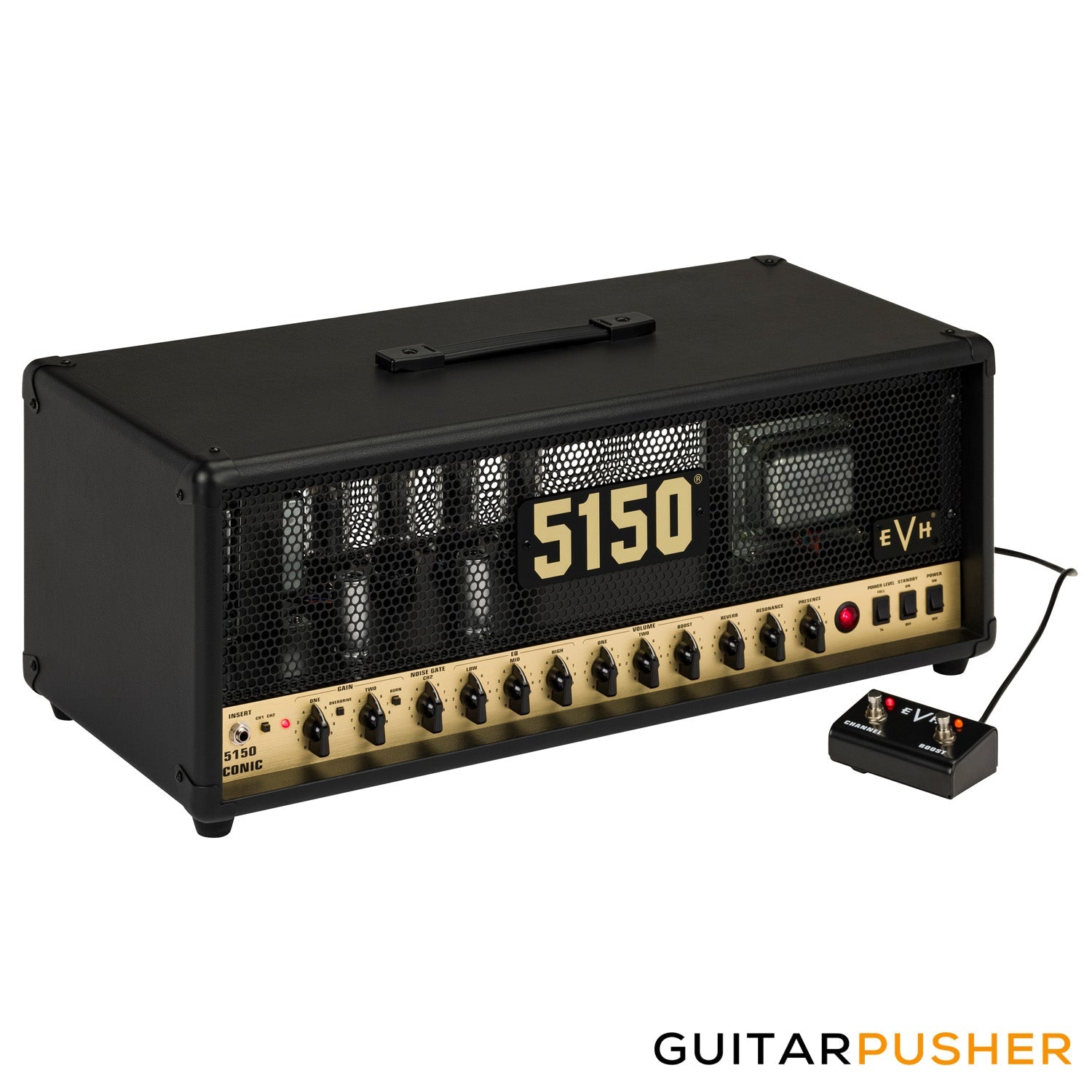EVH 5150 Iconic Series 80-Watt EL34 Amplifier Head, Black, 230V EUR  (2258406000)