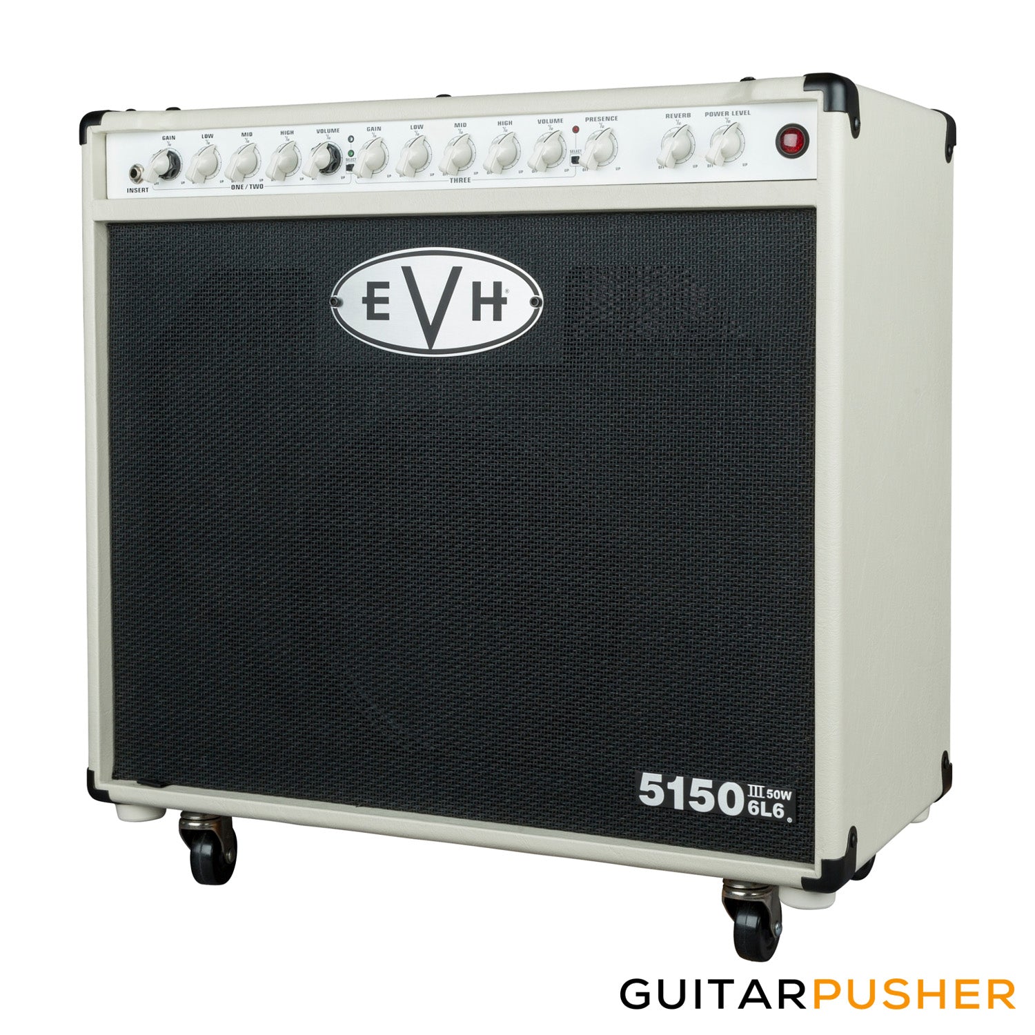 EVH 5150III 50-Watt 6L6 1x12" All-Tube Combo Amplifier, Ivory, 230V EUR (2255016410)