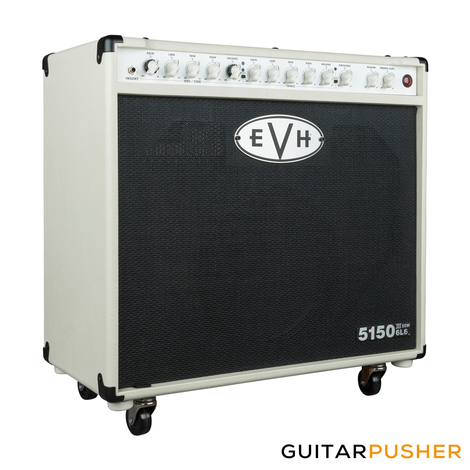 EVH 5150III 50-Watt 6L6 1x12" All-Tube Combo Amplifier, Ivory, 230V EUR (2255016410)