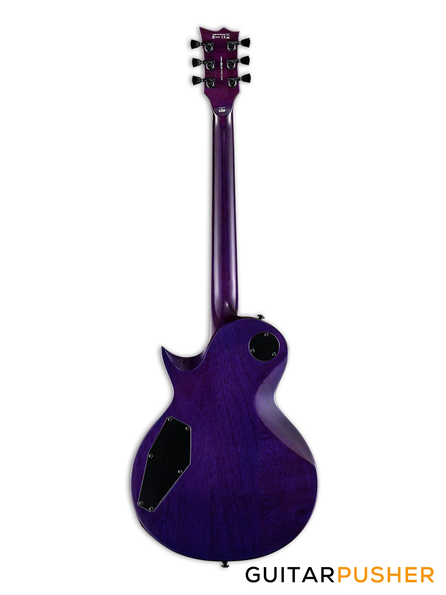 LTD EC-1000 Duncan Singlecut Electric Guitar w/ Seymour Duncan Jazz/Custom-5 Humbucker Pickups - See Thru Purple