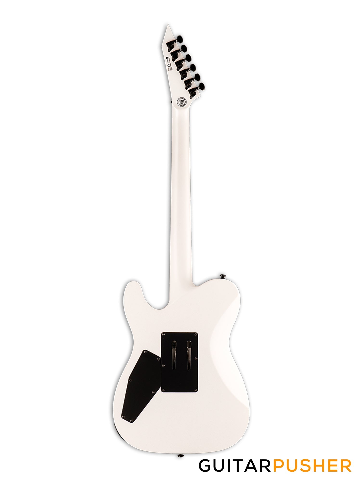 LTD Eclipse '87 T-Style HH Electric Guitar w/ Seymour Duncan '59/JB Humbucker Pickups & Floyd Rose 1000 Bridge - Pearl White