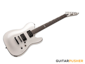 LTD Eclipse NT '87 T-Style HH Electric Guitar w/ Seymour Duncan '59/JB Humbucker Pickups - Pearl White