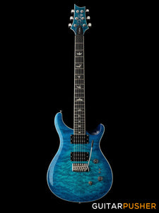 PRS Guitars SE Custom 24-08 Quilt Electric Guitar (Lake Blue)