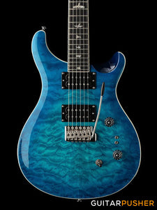 PRS Guitars SE Custom 24-08 Quilt Electric Guitar (Lake Blue)