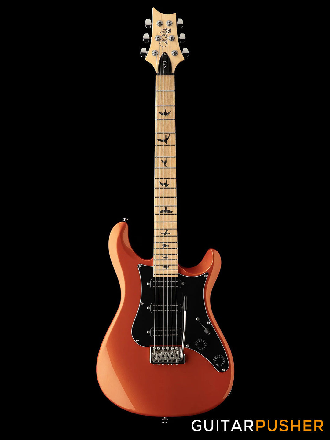 PRS Guitars SE NF3 Electric Guitar w/ Maple Fingerboard (Metallic Orange)