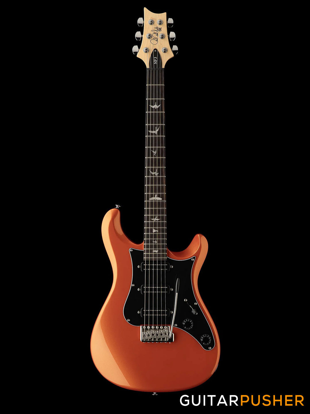 PRS Guitars SE NF3 Electric Guitar w/ Rosewood Fingerboard (Metallic Orange)