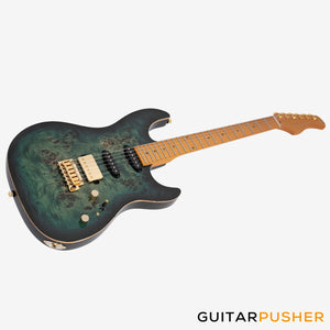 Sire S10 HSS Alder S-Style Electric Guitar - Transparent Green (2024)