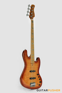 Sire V10 Swamp Ash 4-String Bass Guitar (2nd gen) with Premium Gig Bag - Tobacco Sunburst