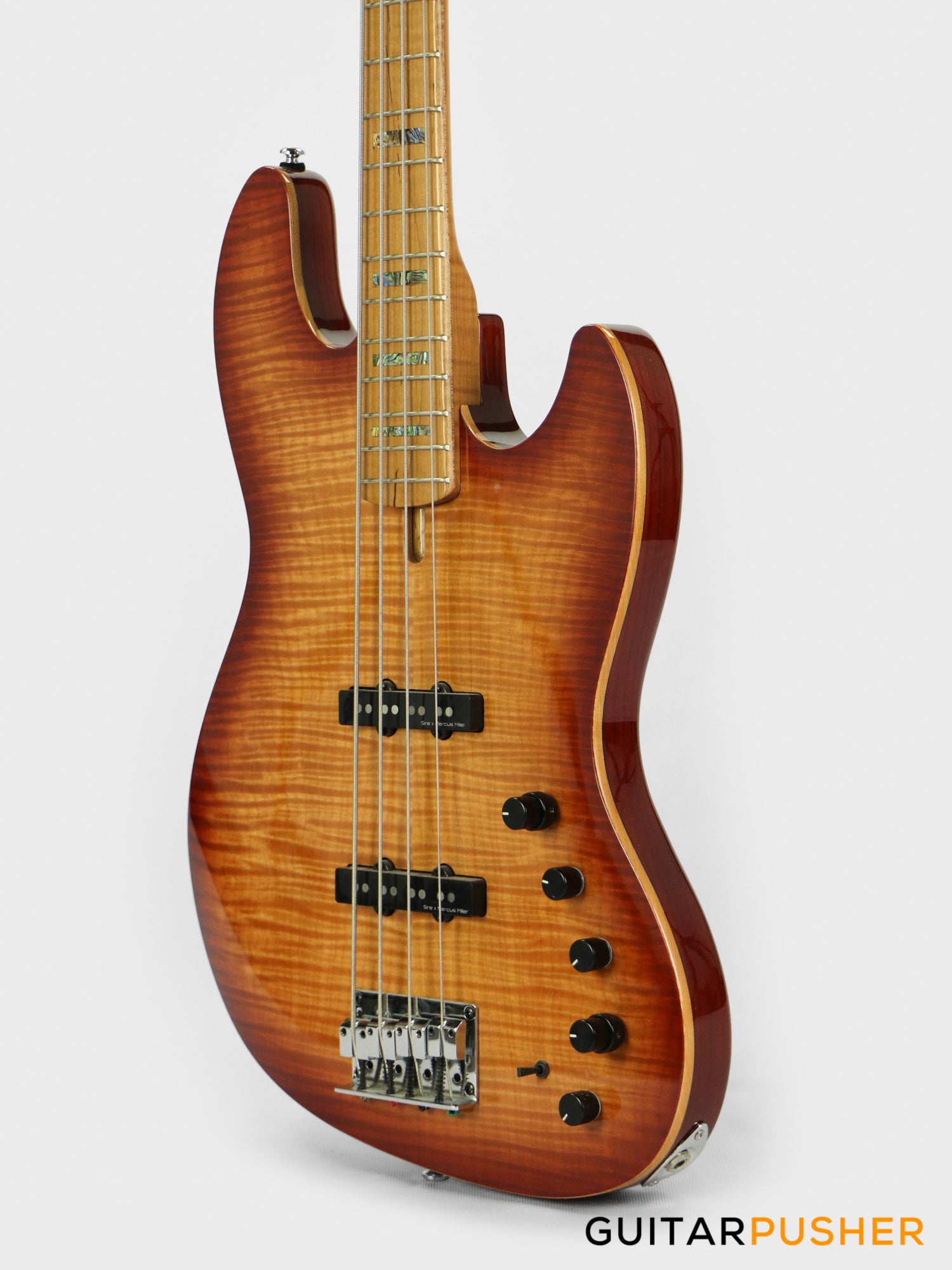 Sire V10 Swamp Ash 4-String Bass Guitar (2nd gen) with Premium Gig Bag - Tobacco Sunburst