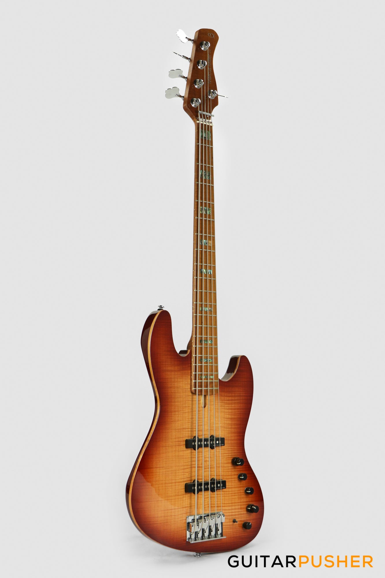 Sire V10 Swamp Ash 5-String Bass Guitar (2nd gen) with Premium Gig Bag - Tobacco Sunburst