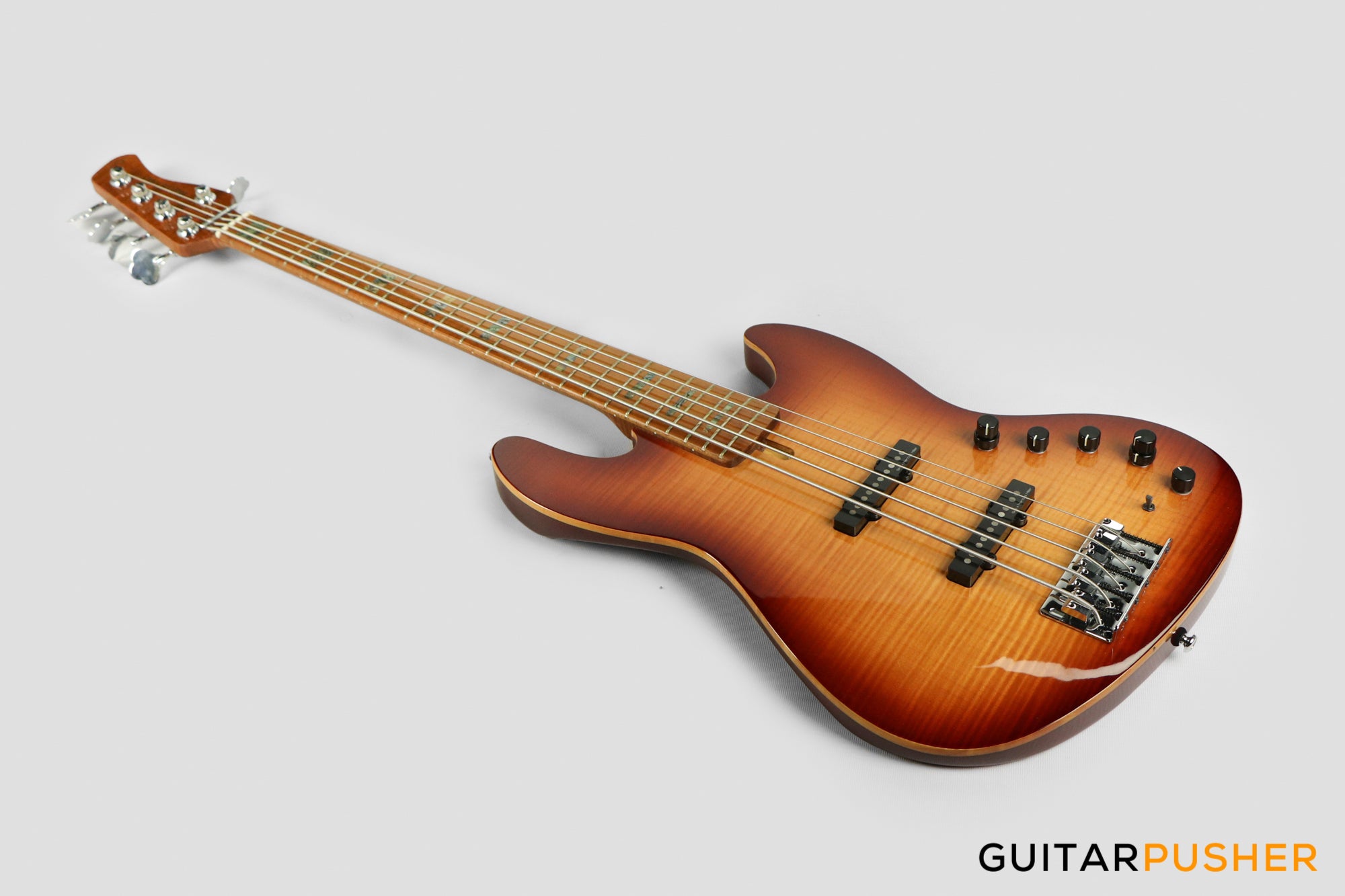 Sire V10 Swamp Ash 5-String Bass Guitar (2nd gen) with Premium Gig Bag - Tobacco Sunburst