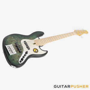 Sire V7 Swamp Ash Reissue 5-String Bass - Transparent Green Satin (2024)