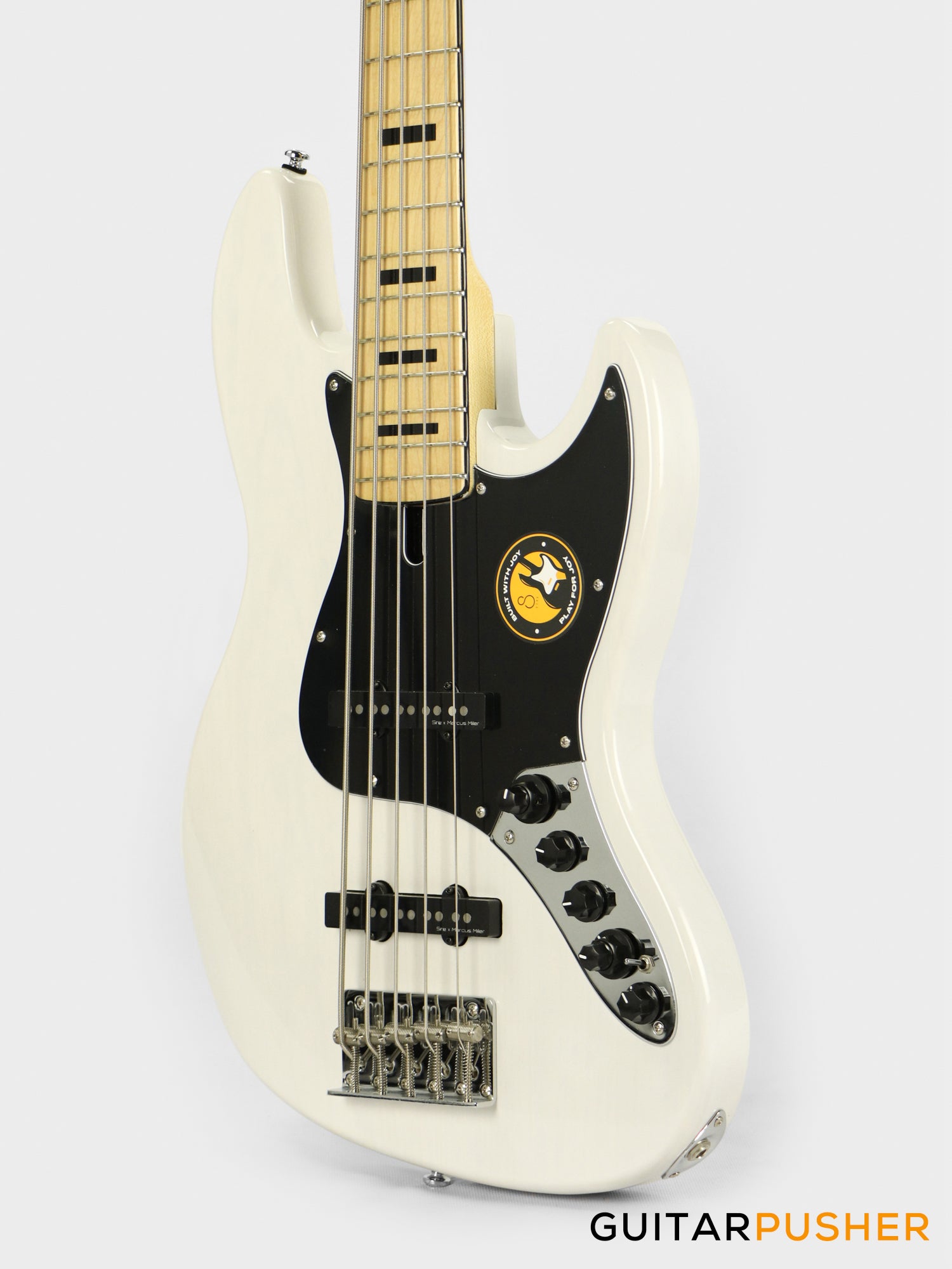 Sire V7 Vintage Swamp Ash 5-String JB Bass White Blonde (2023)