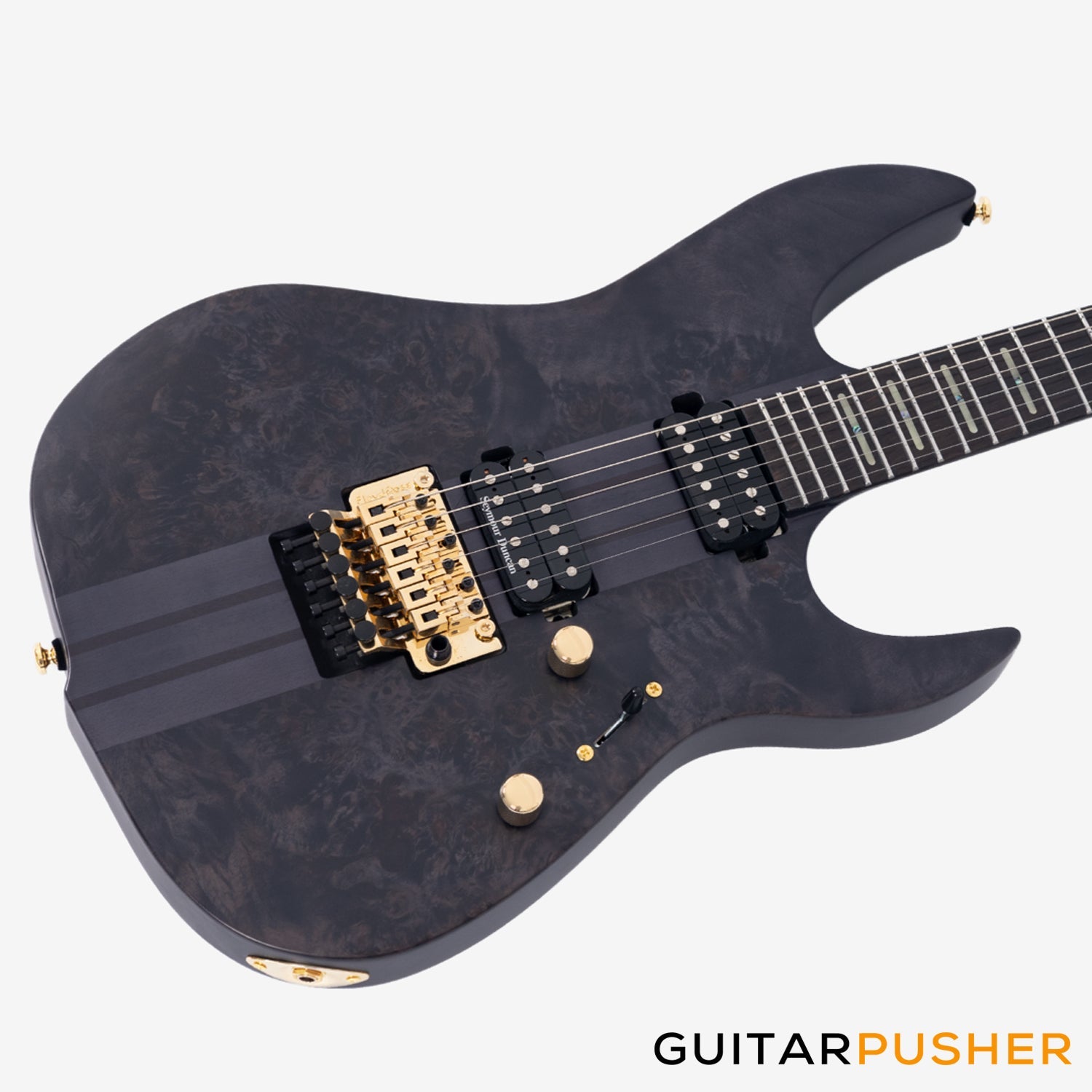 Sire X10 Alder Modern Electric Guitar w/ Floydrose 1000 Series - Transparent Black Satin (2024)