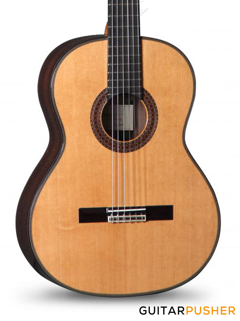 Alhambra Conservatory Series 7 P Classic All-Solid Wood Cedar Top/Indian Rosewood 4/4 Classical Guitar (Natural)