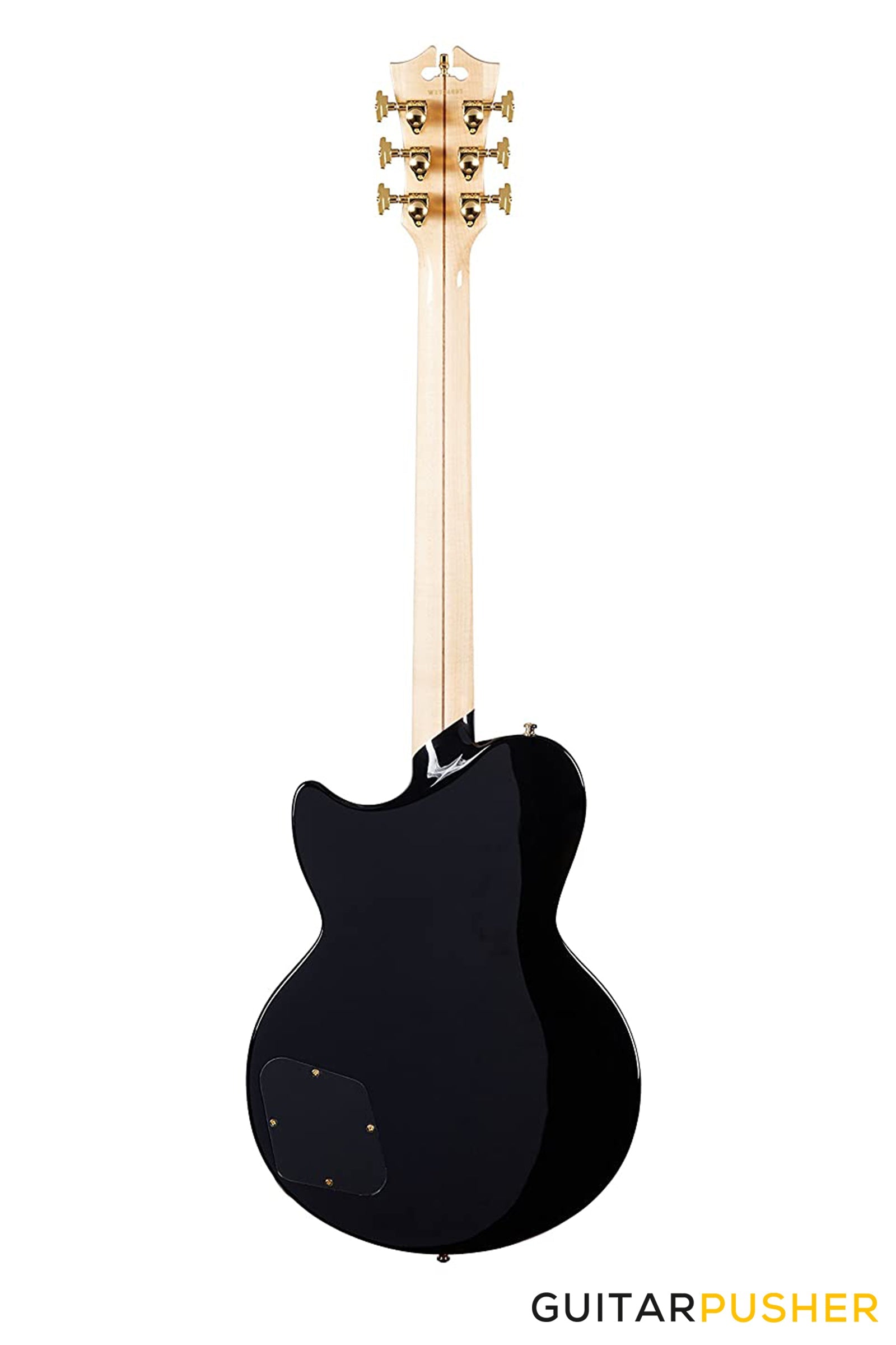 D'Angelico Deluxe Atlantic Black Electric Guitar