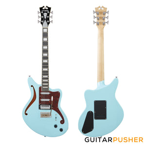 D'Angelico Premier Bedford SH Offset Electric Guitar w/ 6-Point Tremolo Bridge (Sky Blue)