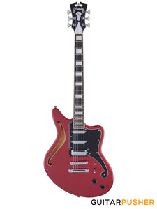 D'Angelico Premier Bedford SH Offset Oxblood Electric Guitar