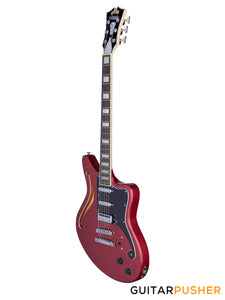 D'Angelico Premier Bedford SH Offset Oxblood Electric Guitar