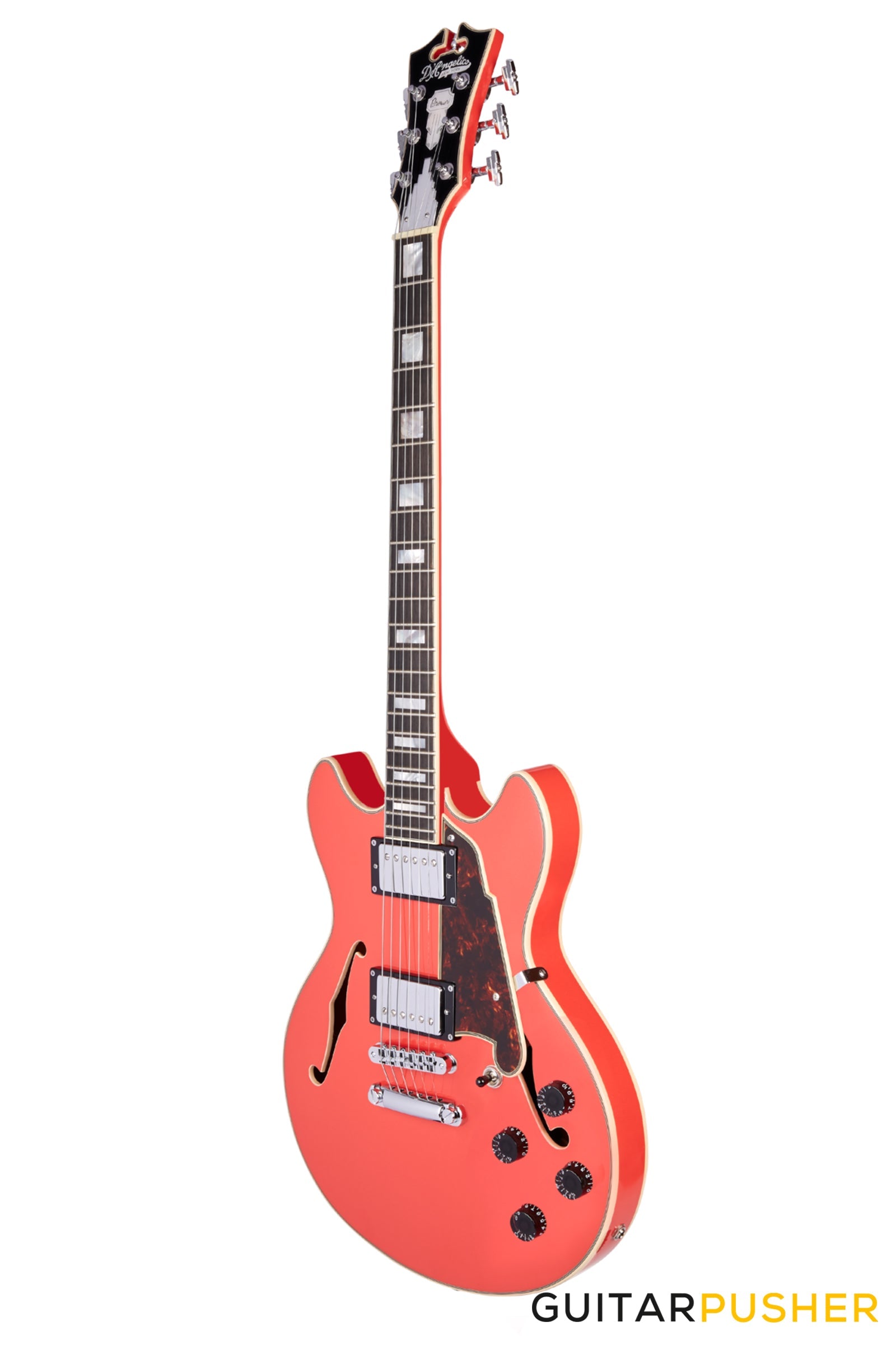 D'Angelico Premier Mini DC Fiesta Red Electric Guitar