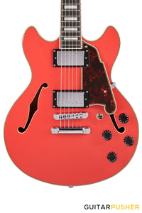 D'Angelico Premier Mini DC Fiesta Red Electric Guitar