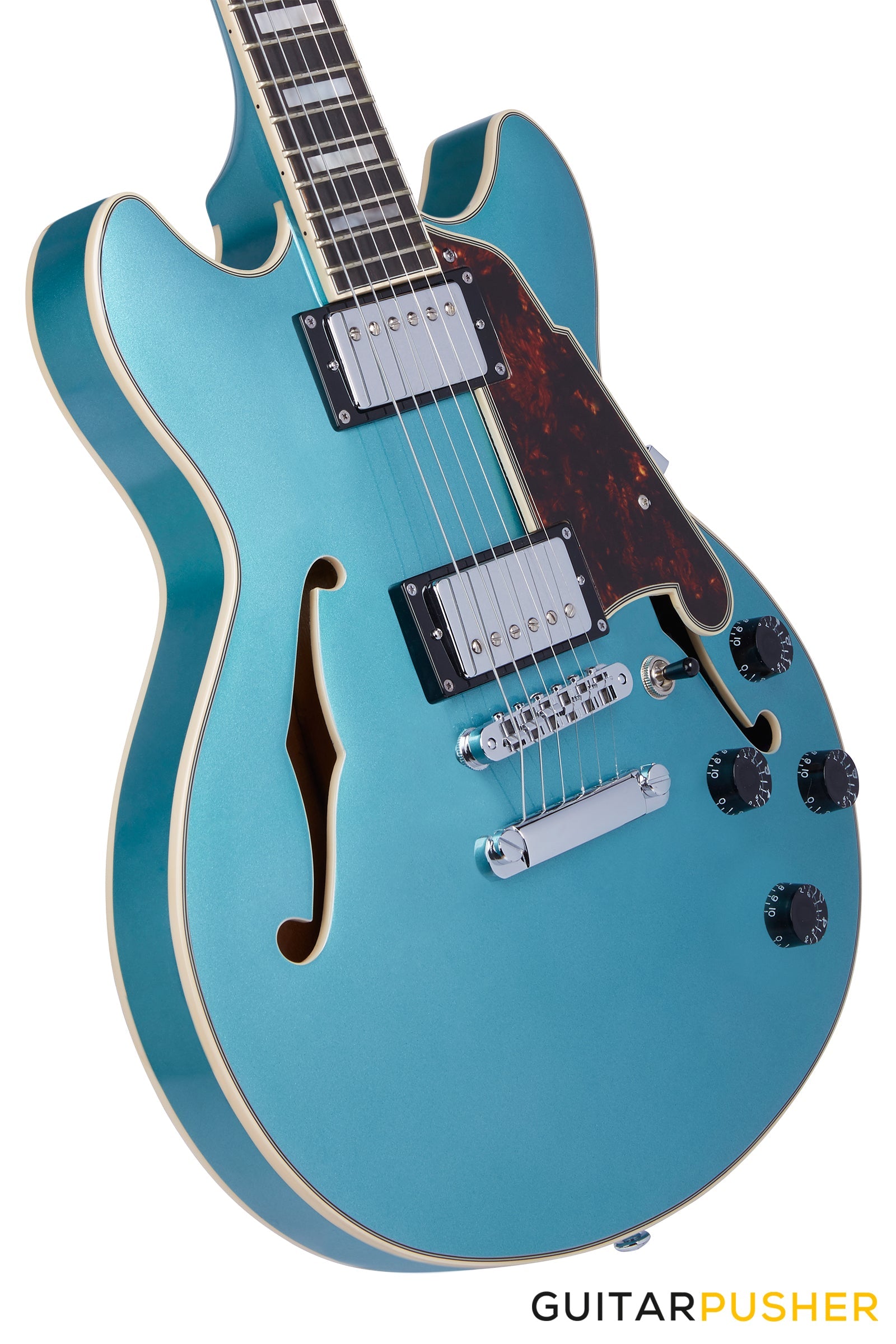 D'Angelico Premier Mini DC Ocean Turquoise Electric Guitar