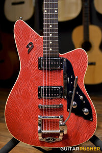 Duesenberg Guitars Alliance Series Sascha Paeth Electric Guitar (Snake Red) w/ Hard Case