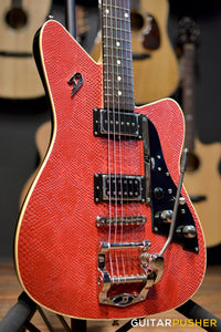 Duesenberg Guitars Alliance Series Sascha Paeth Electric Guitar (Snake Red) w/ Hard Case