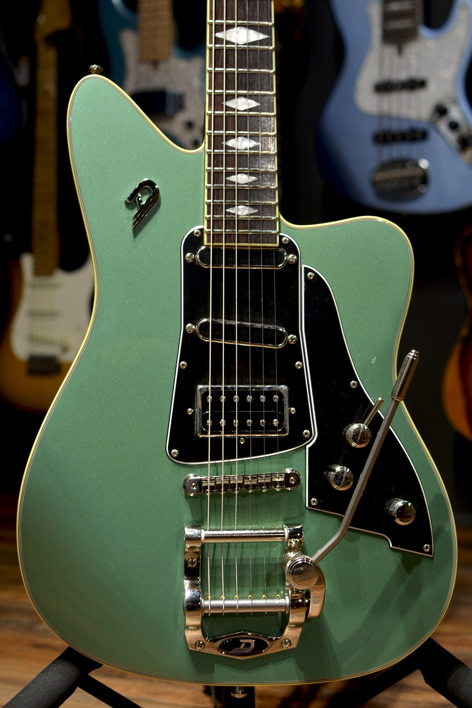 Duesenberg Guitars Paloma Electric Guitar (Catalina Harbor Green) w/ Hard Case