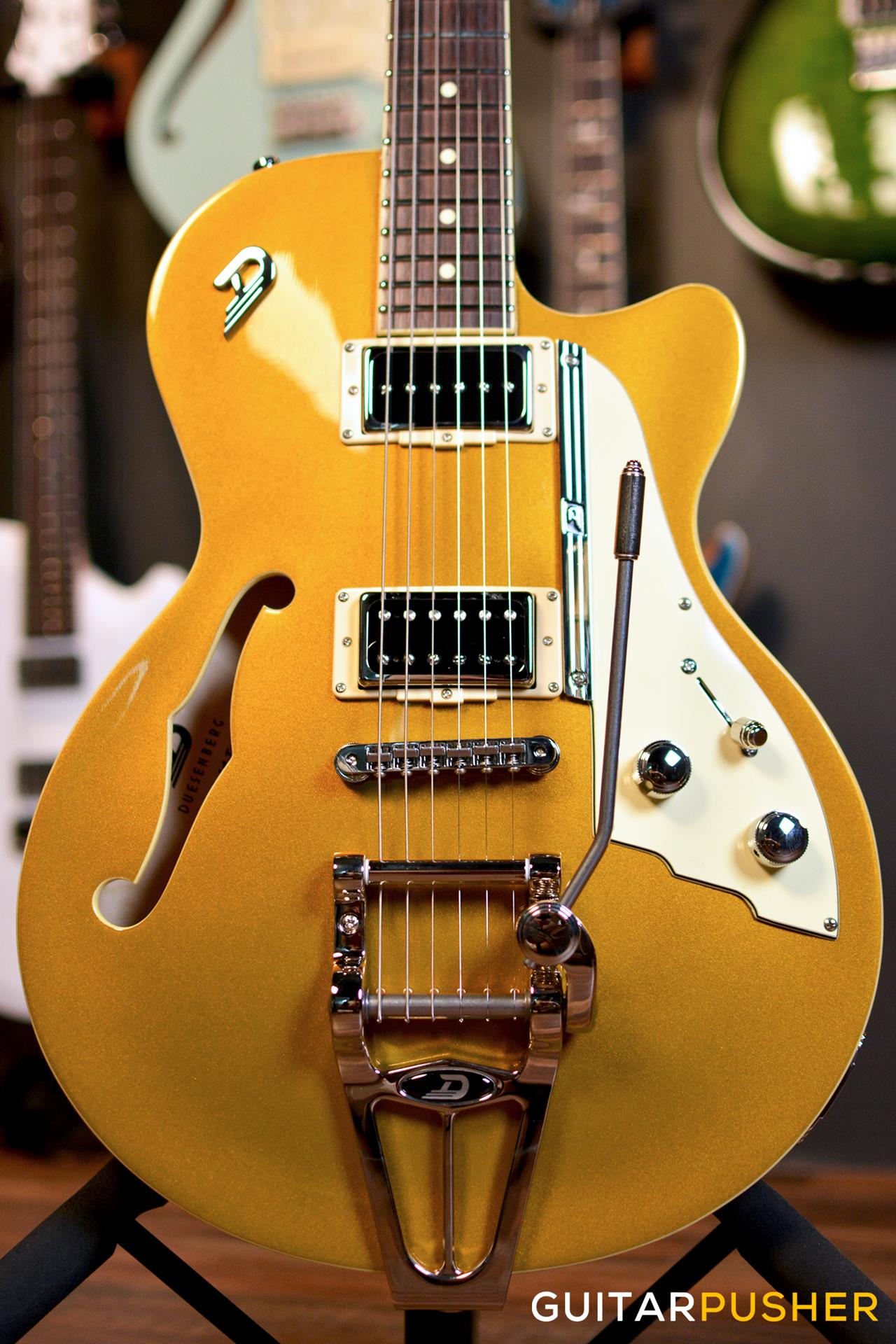 Duesenberg Guitars Starplayer TV Electric Guitar (Gold Top) w/ Hard Case