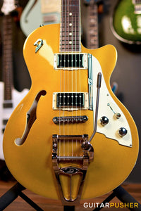 Duesenberg Guitars Starplayer TV Electric Guitar (Gold Top) w/ Hard Case