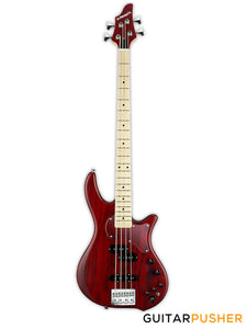 Edwards E-BB-145/M Modern Bass w/ Maple Fingerboard - Satin Burner Red