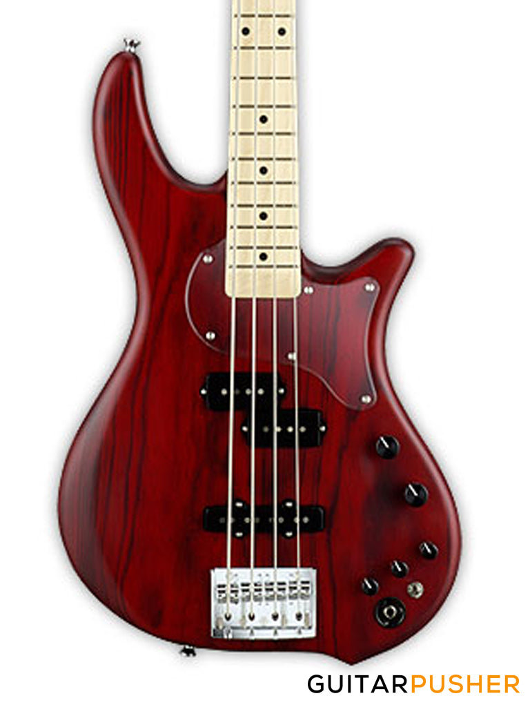 Edwards E-BB-145/M Modern Bass w/ Maple Fingerboard - Satin Burner Red