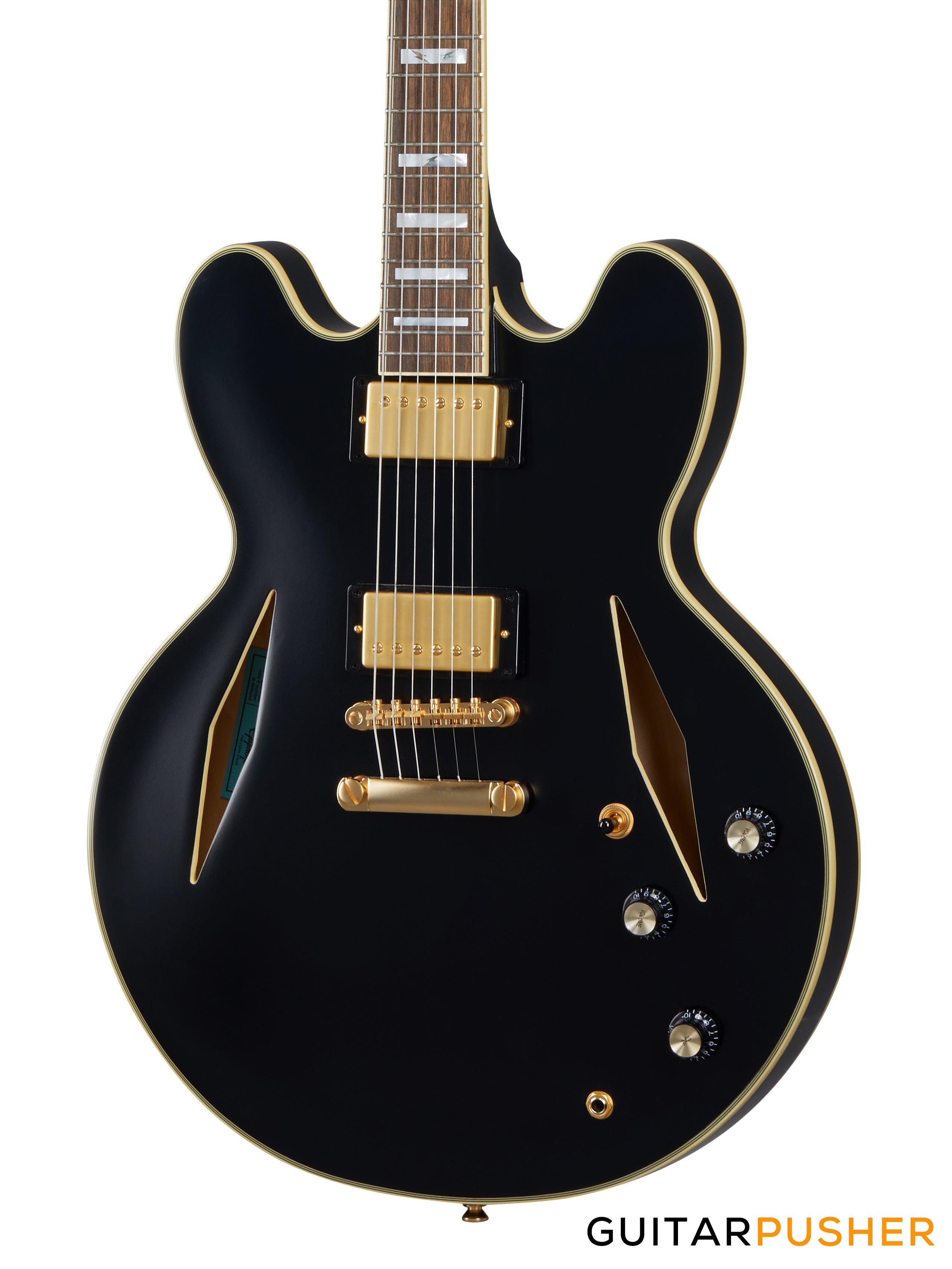 Epiphone Emily Wolfe Sheraton Stealth - Black Aged Gloss