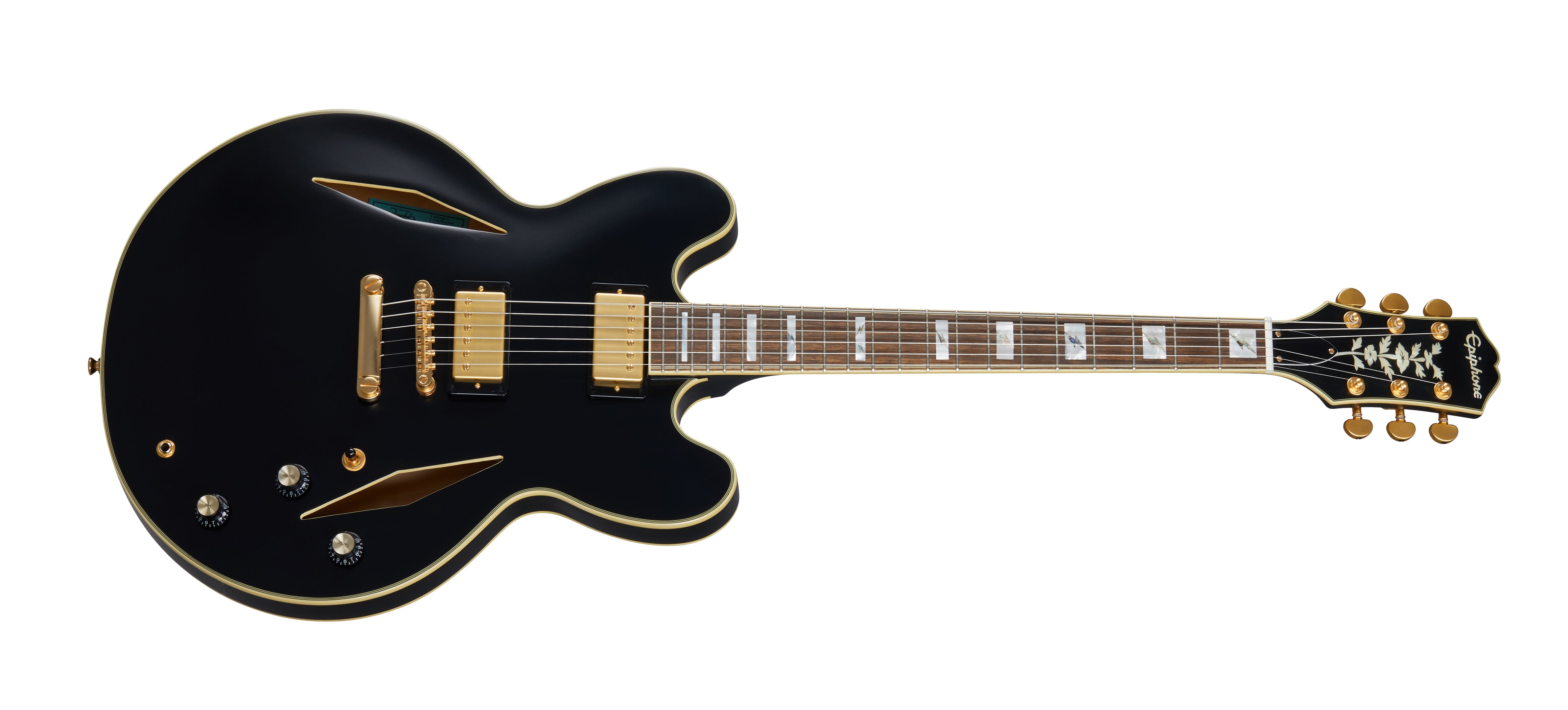 Epiphone Emily Wolfe Sheraton Stealth - Black Aged Gloss