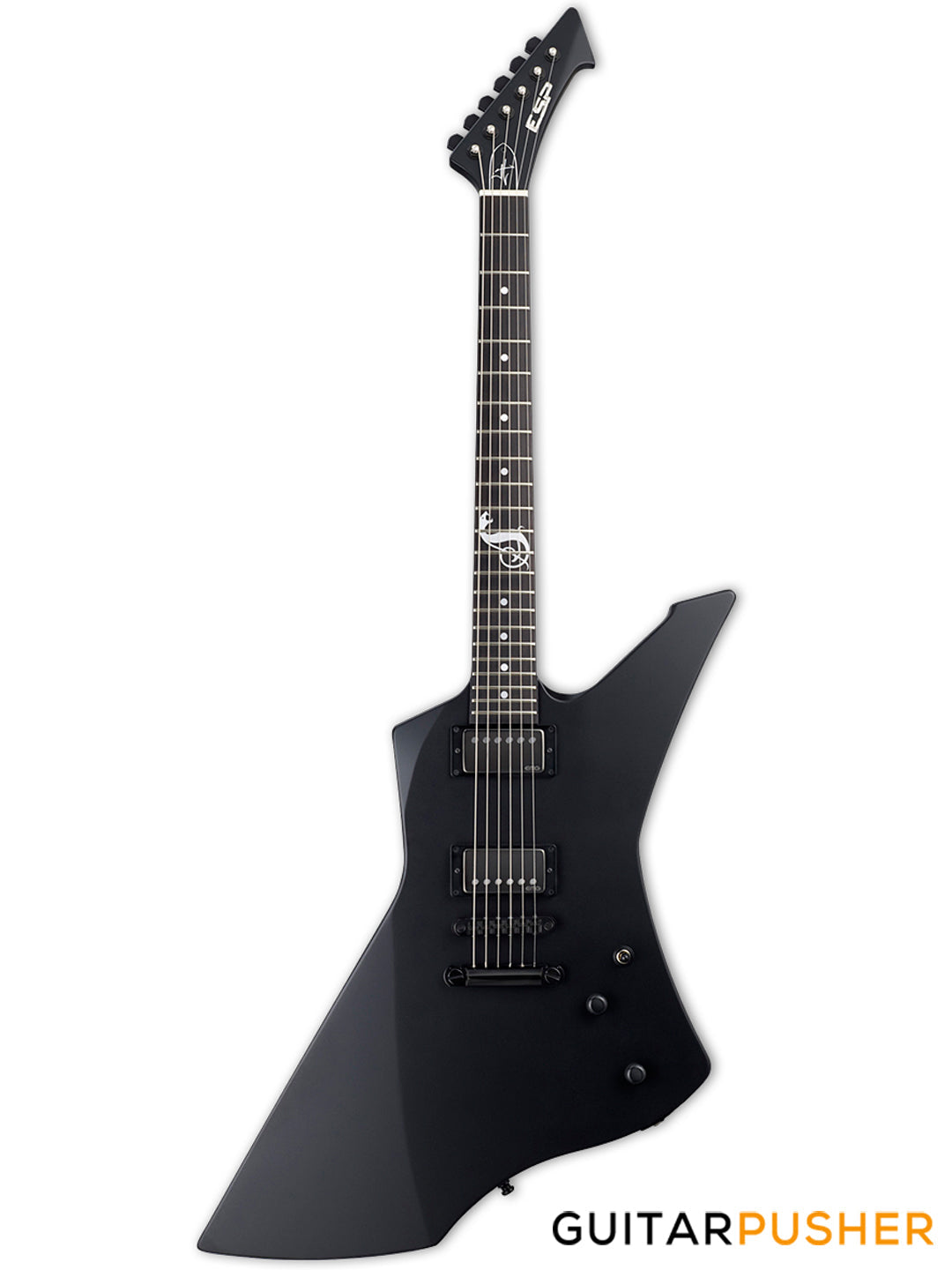 ESP Snakebyte Signature Series James Hetfield Electric Guitar - Black Satin