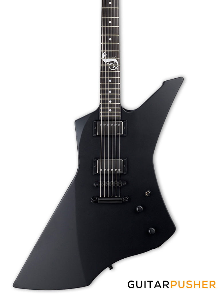 ESP Snakebyte Signature Series James Hetfield Electric Guitar - Black Satin