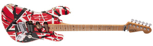 EVH Striped Series Stratocaster Frankie Electric Guitar