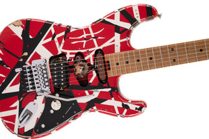 EVH Striped Series Stratocaster Frankie Electric Guitar