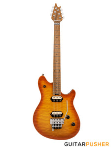 EVH Wolfgang Special Quilt Maple Top, Baked Maple Fretboard - Solar