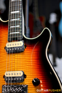 EVH Wolfgang USA, 5A Flamed Maple Top, Ebony Fretboard - 3-Color Sunburst