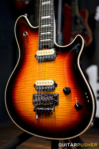 EVH Wolfgang USA, 5A Flamed Maple Top, Ebony Fretboard - 3-Color Sunburst