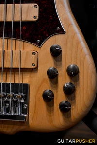 F BASS BN5 5-String Bass (Natural Hand-Rubbed Oil) - Alder Body, Maple Fingerboard