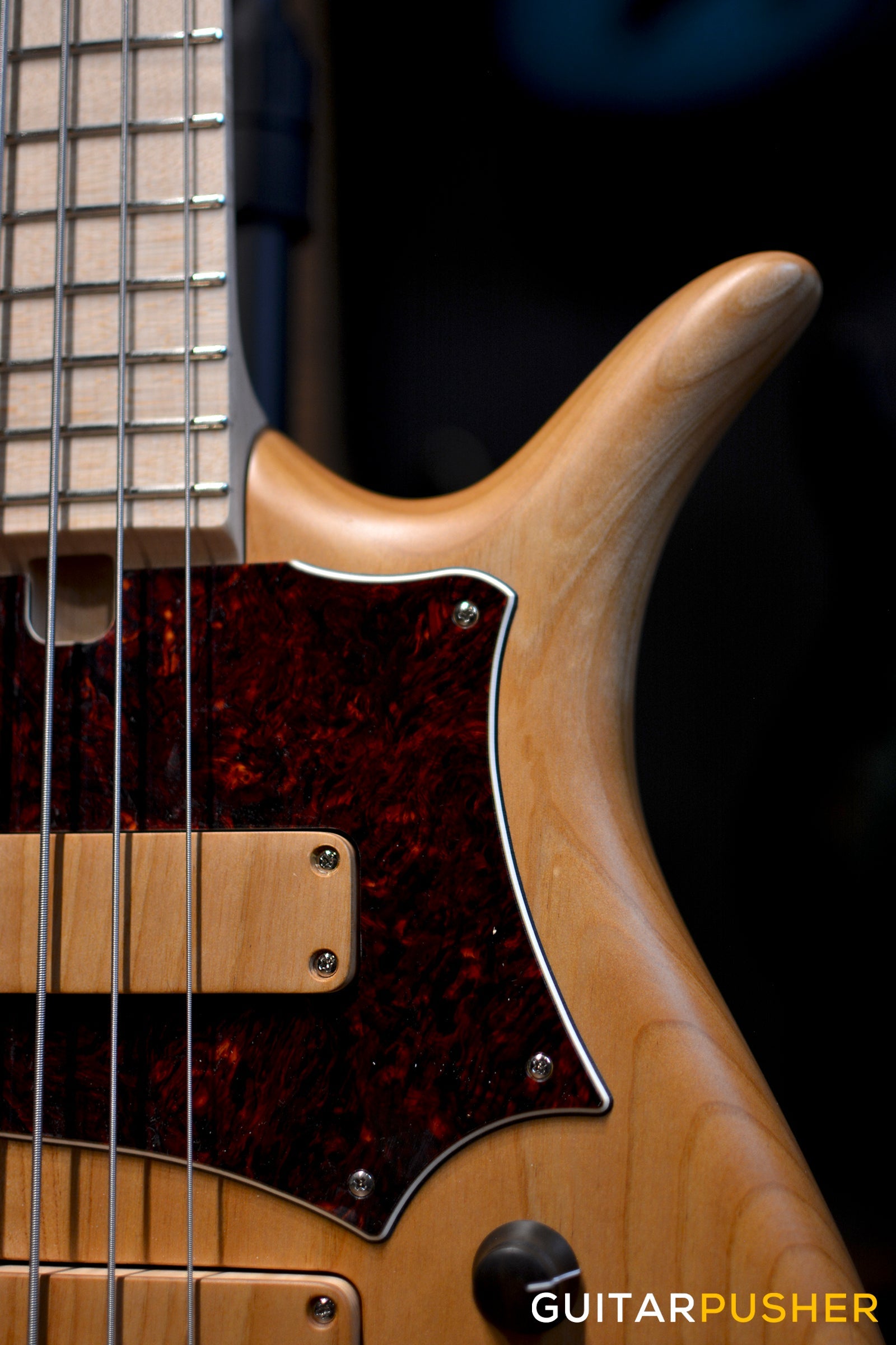 F BASS BN5 5-String Bass (Natural Hand-Rubbed Oil) - Alder Body, Maple Fingerboard