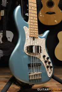 FBASS VF5-J Founder Jazz Bass (Ice Blue Metallic) - Ash Body, Maple Fingerboard, Tinted Pearloid Pickguard w/ Aguilar Pickups, Active F Bass Preamp, & Gig Bag (20211)