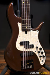 F BASS VF5-PJ 5-String Bass (Rootbeer Gloss) - Alder Body, Indian Rosewood Fingerboard