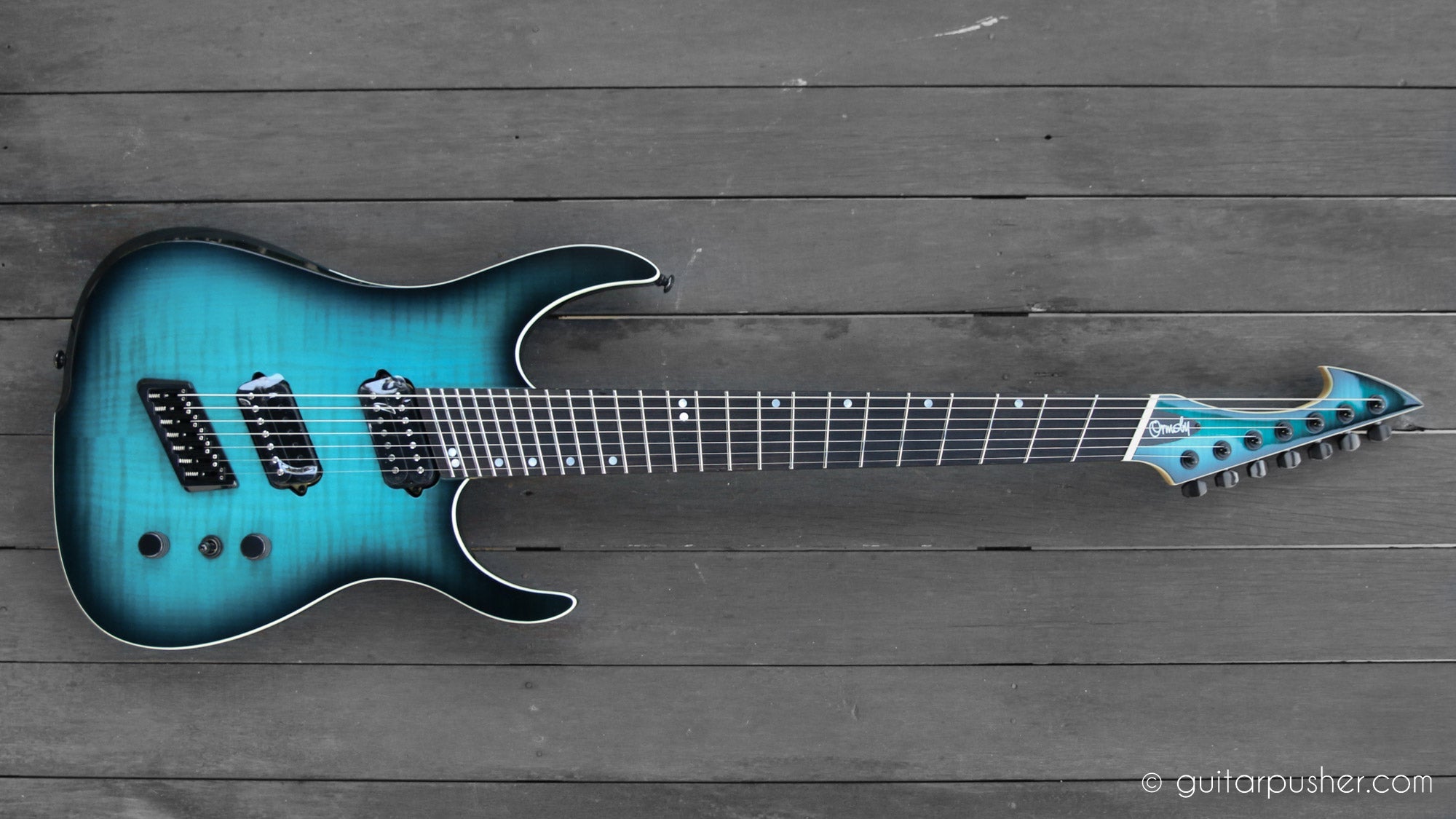 Ormsby Hype GTR 7-String Multiscale Electric Guitar - Beto Blue