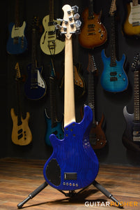 Lakland Skyline Series 55-02 Deluxe 5-String Bass (Trans Blue)