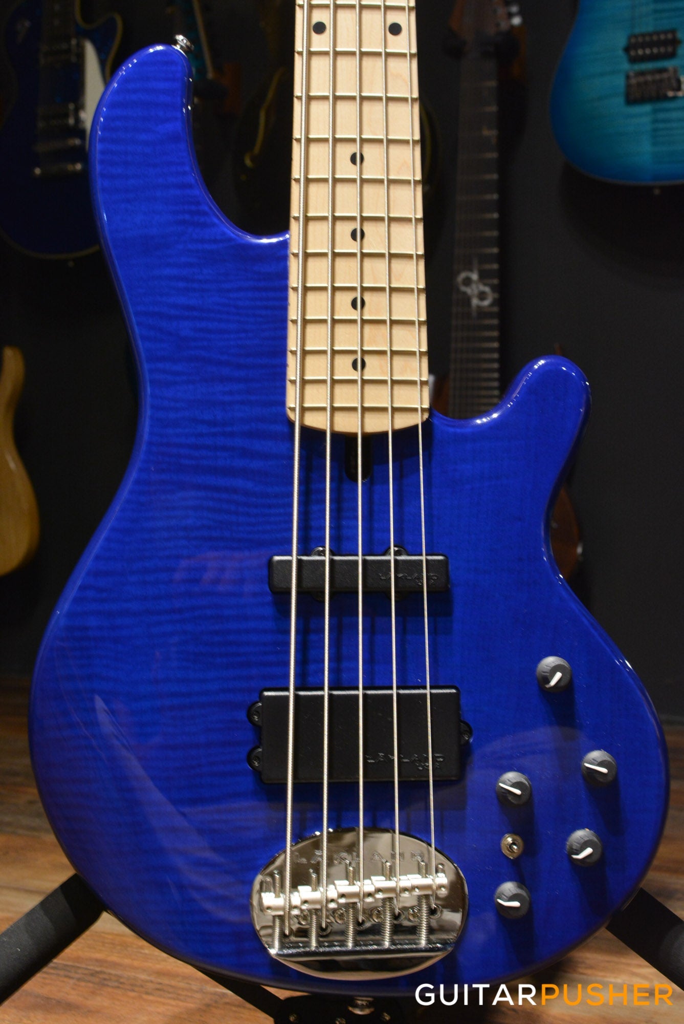 Lakland Skyline Series 55-02 Deluxe 5-String Bass (Trans Blue)